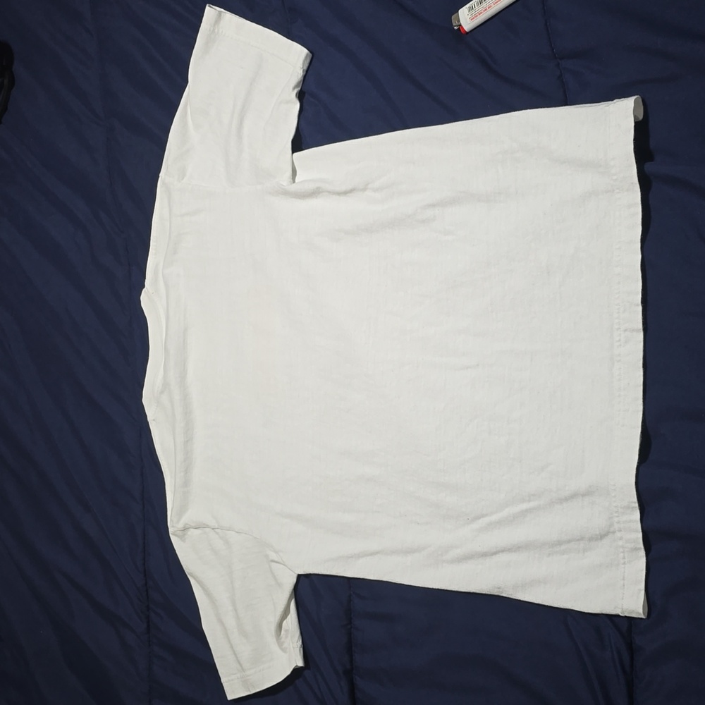 Men Red Tab Levi's white graphic tee size M - Picture 4 of 4
